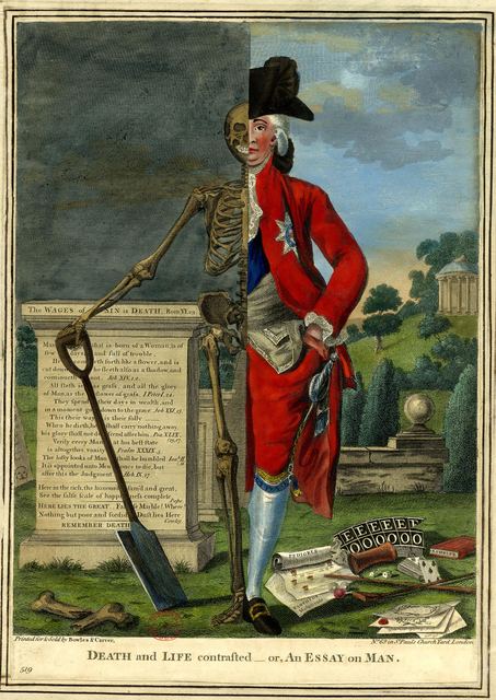 Death and Life Contrasted after Robert Dighton