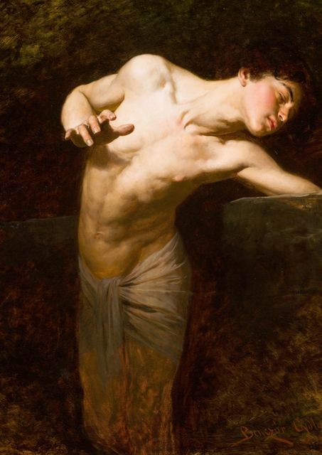 Narcissus by Gyula Benczúr